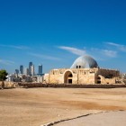 Vechiul ruine ale Bisericii Bizantine din Citadela din Amman