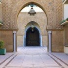 Detalii ale arhitecturii interne ale Palatului Regal din Rabat, Maroc