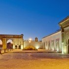 Poarta de intrare a Mausoleului lui Moulay Ismail din Meknès, Maroc