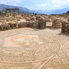 Pavimentul mozaic de la ruinele orașului antic roman Volubilis din Maroc, este un sit al Patrimoniului Mondial UNESCO