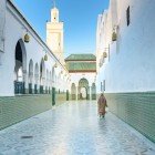 Intrarea la moscheea și mausoleul lui Moulay Idriss.