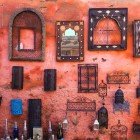 Obiecte artizanale deosebite, de vânzare în souk-urile din Medina din Marrakech