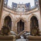 Statuie în Mănăstirea Santa Maria da Vitória din Portugalia