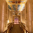 Mormântul lui Ramses VI, faraon al dinastiei a XX-a a Egiptului, situat lângă mormântul lui Tutankhamon în Valea Regilor din Luxor, Egipt